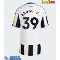 Newcastle United Bruno Guimaraes #39 Replica Home Shirt Ladies 2025-26 Short Sleeve